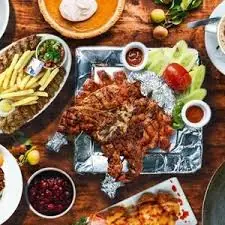 A sharing family platter at Saltanat